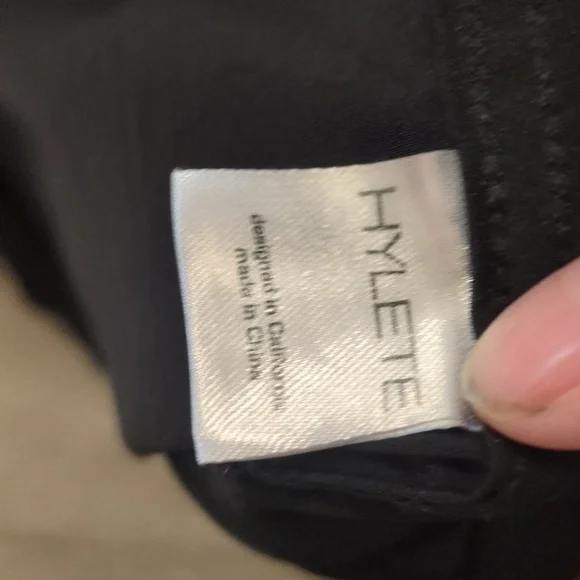 Hylete black long sleeve button down shirt size XXL - Picture 3 of 6